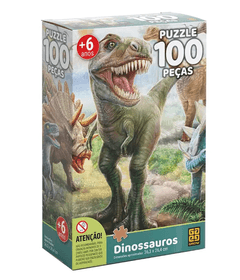 Jogo De Tabuleiro Dinossauro Game Braskit