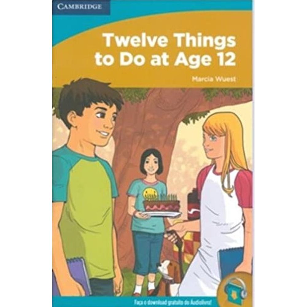 Livro Twelve Things to Do at Age 12 Cambridge Kidverte