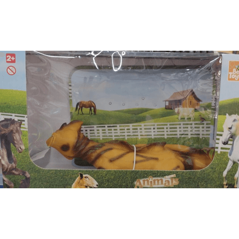 Animais da Fazenda - Bee Toys - CAVALO MALHADO - Kidverte