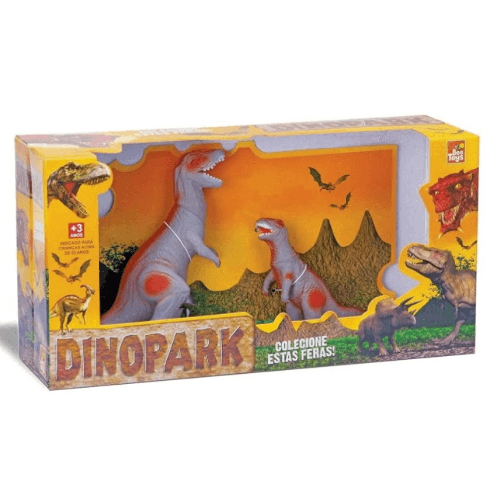 Brinquedo Dinossauro Dinopark Hunters T-Rex - Bee Toys - SETOR STORE