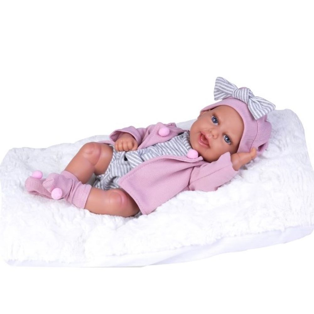 Boneca Bebê Reborn Mini Reborn Menina Babay Brink - Tem Tem