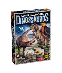 Jogo da Memória Dinossauro Pais e Filhos