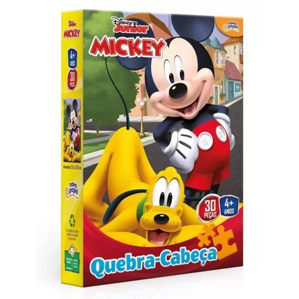 Quebra Cabeça Disney Junior Mickey 200 Peças - Toyster - SmartClub