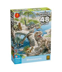 Puzzle 200 peças Batalha dos Dinossauros - Loja Grow