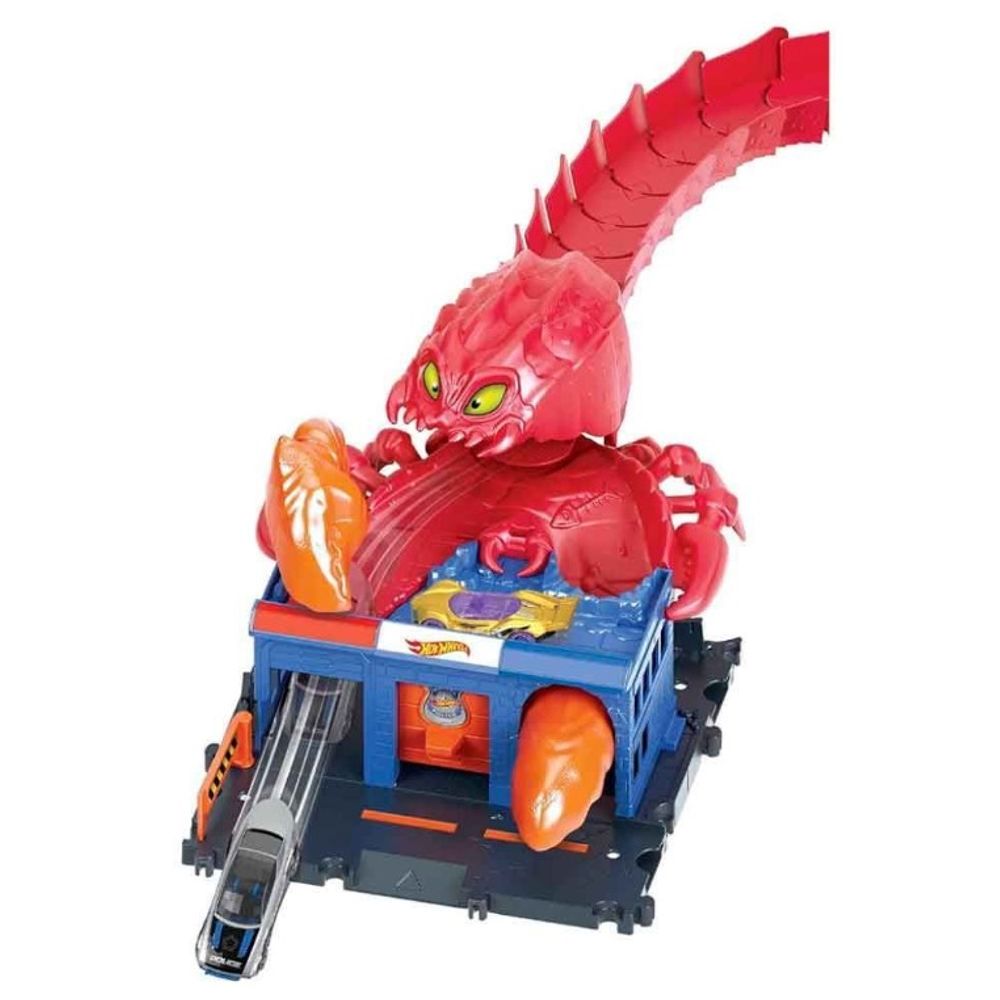 Pista Hot Wheels City Lançador Dinossauro T Rex - Mattel