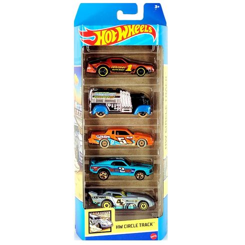 Pacote de Carrinhos Hot Wheels com 5 Sortido - Mattel - Loja Mega