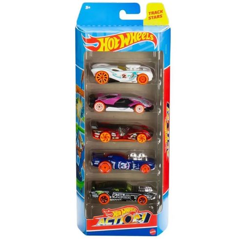Carrinhos Hot Wheels City com 5 Carros - Mattel - Kidverte