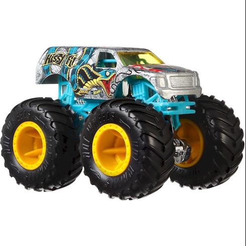 Kit 2x Hot Wheels Monster Trucks Brinquedo Carrinho Fyj44