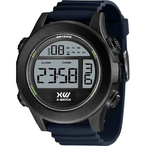 Relógio Analógico/Digital Masculino Preto XMPPA340 - X-Watch - Kidverte