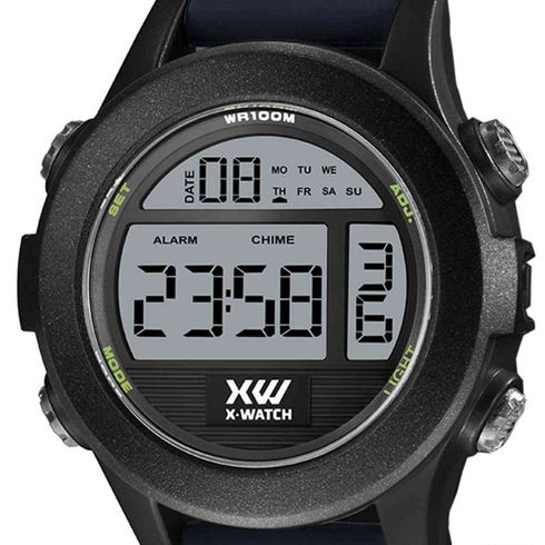 Relógio Analógico/Digital Masculino Preto XMPPA340 - X-Watch - Kidverte