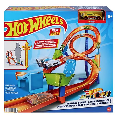 Hot Wheels - Pista Posto de Bombeiros Super Loop - Mattel - Kidverte