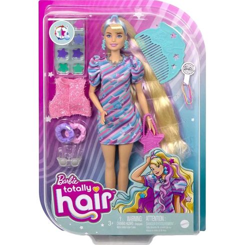 Barbie Totally Hair Boneca Salão de Beleza 