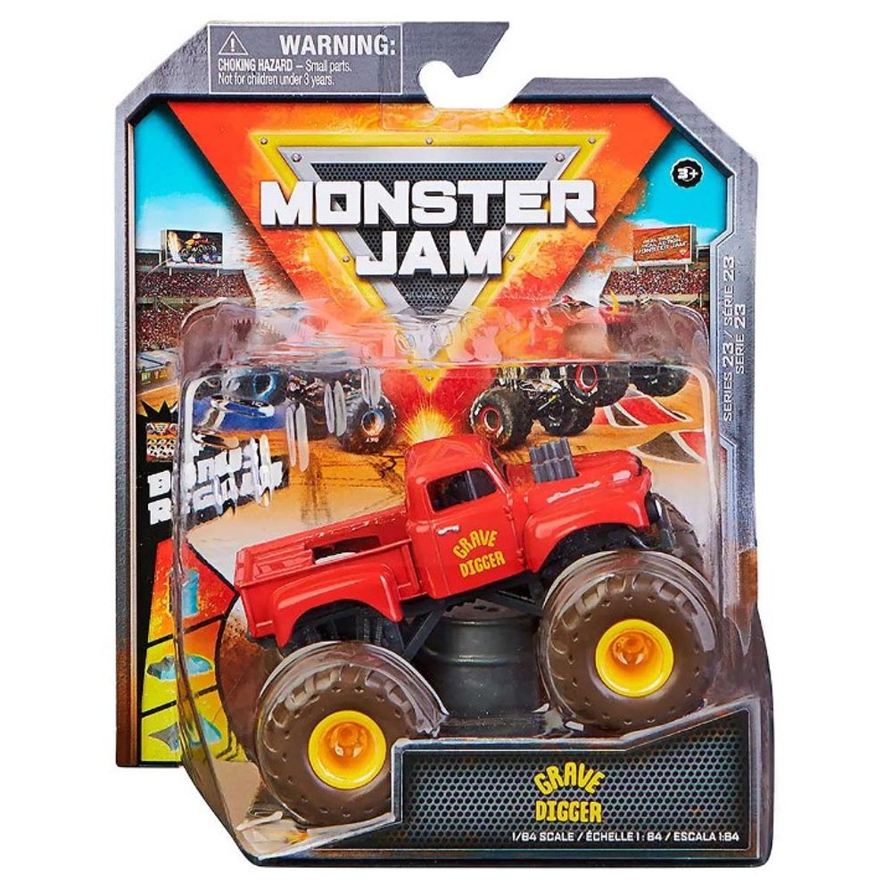 Carrinho de Controle Remoto Monster Jam Grave Digger - Brinquedos 