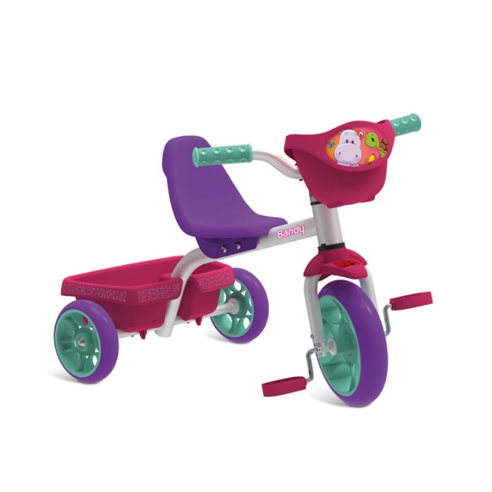 Triciclo de criança Motoca Infantil lazer do Bebe Nathor - Verde