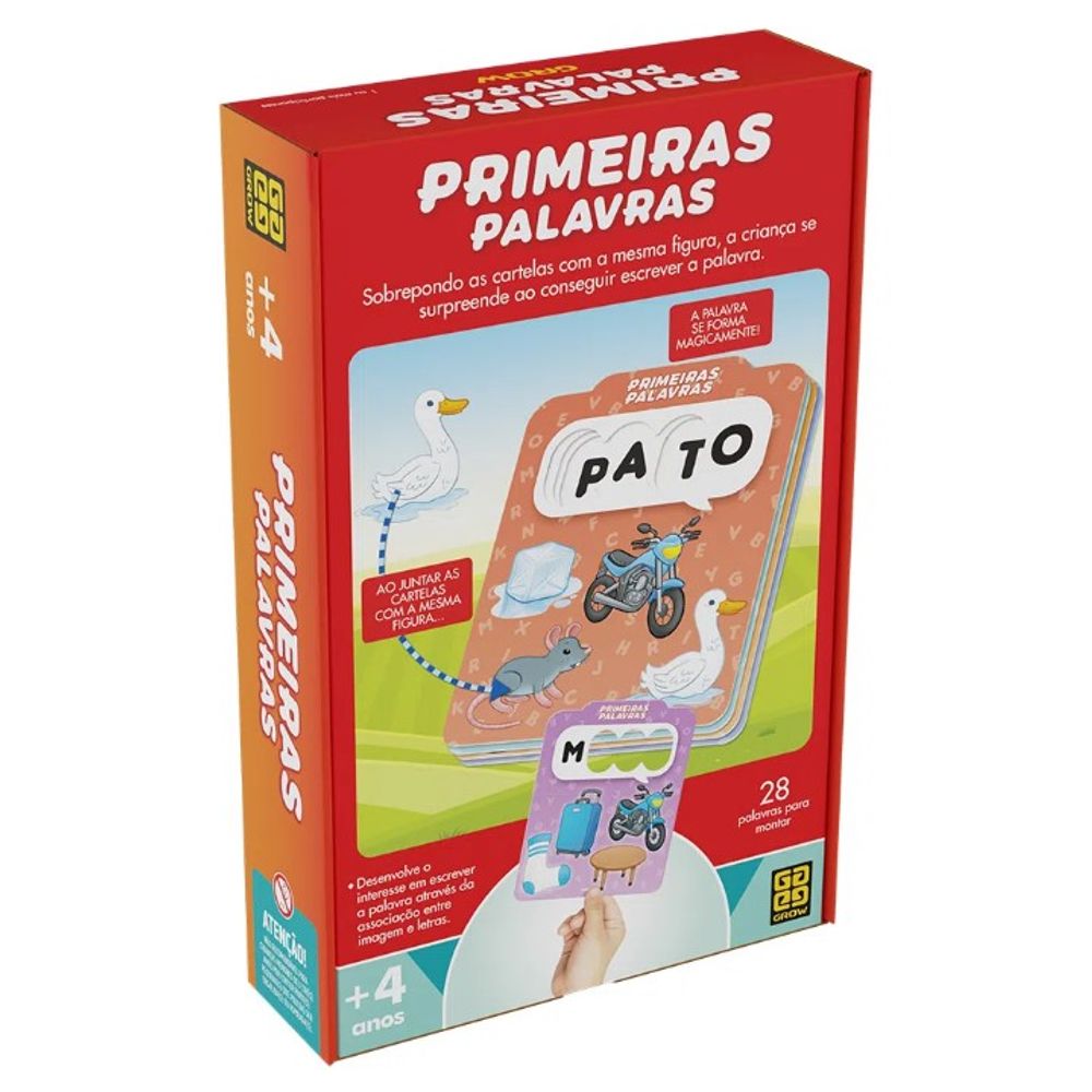 Jogo - Brincando de Aprender Com Letras de Madeira - 36 Peças