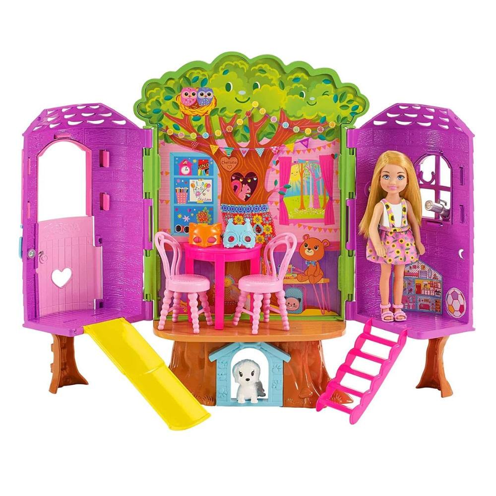 Playhouse infantil para boneca Barbie, acessórios para boneca