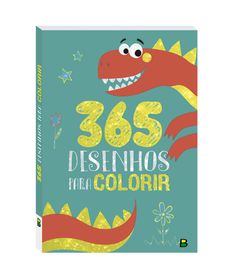 Livro para Colorir com Giz de Cera - Todolivro - DINOSSAURO - Kidverte