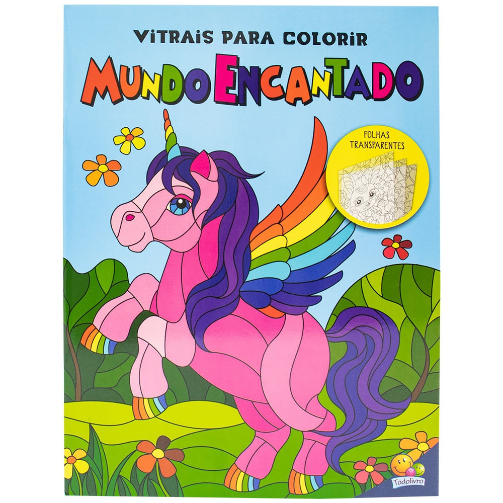 Livro para Colorir com Giz de Cera - Todolivro - DINOSSAURO - Kidverte