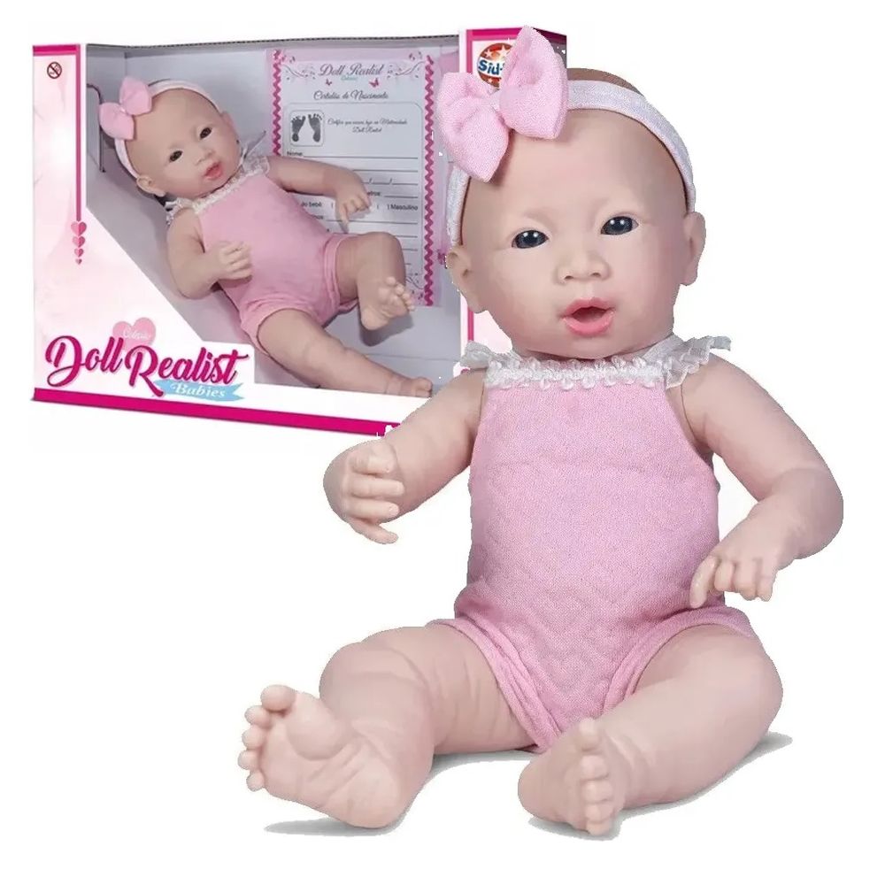 Boneca Doll Realist Babies - Mini Baby - Did Nyl UNICA - Kidverte