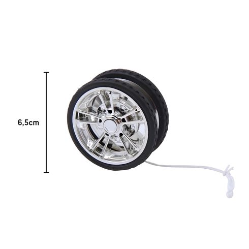 Yo Yo Radical Wheel Roda Cromada - 6,5 cm - Wellkids - UNICA