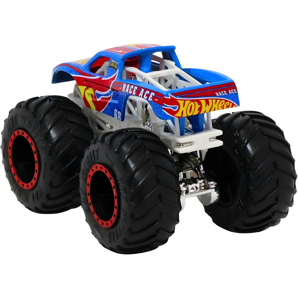 Carrinho Hot Wheels Monster Trucks Race Ace 1:64 - Mattel - Kidverte