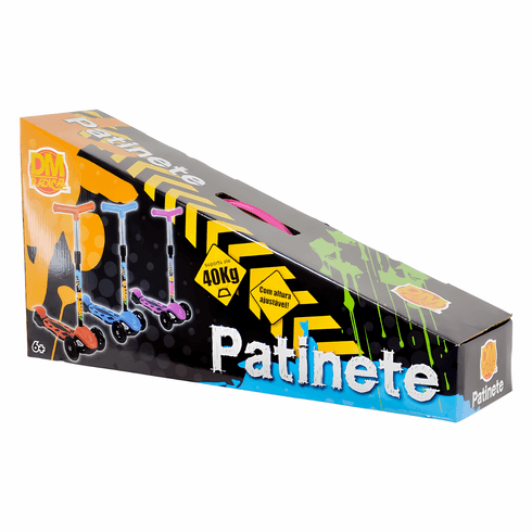 Patinete Infantil Skatenet Radical Power New - DM Toys - AZUL