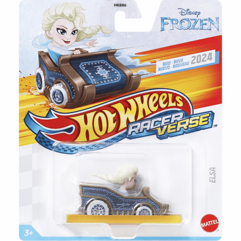 Carrinho Hot Wheels Racer Verse Elsa Frozen Mattel UNICA Kidverte