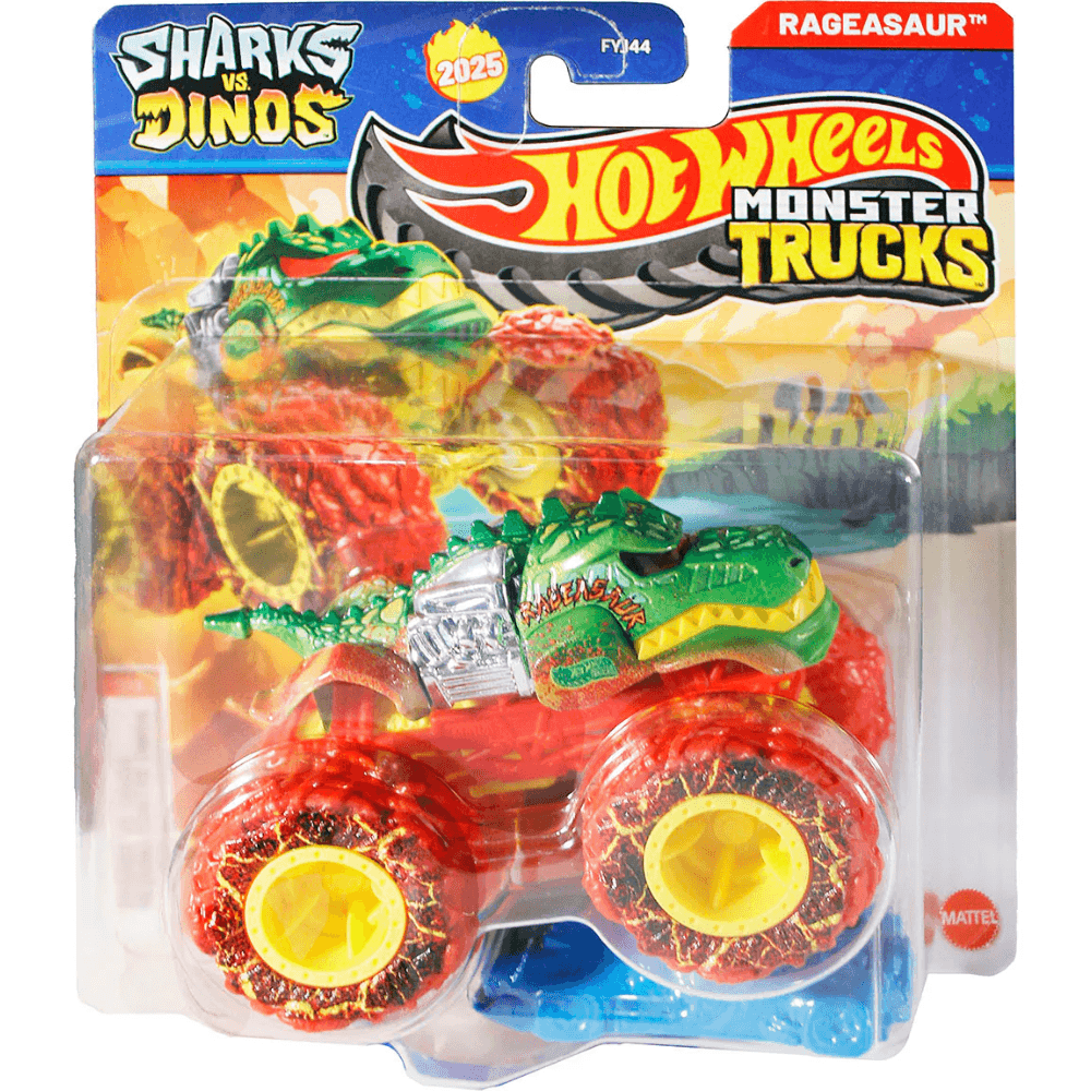 Carrinho Hot Wheels Monster Truck Rageasaur JCD98 - Mattel UNICA - Kidverte
